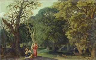 Johann Knig - Hagar and the Angel in the Desert.webp