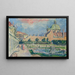 Studie des Belvédère - Johann Lauer — gerahmtes Bild an der Wand