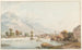Vue d'Unterseen - Johann Ludwig Aberli — Ansicht des Kunstwerks