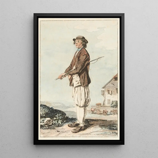 Johann Ludwig Aberli - Paysan des environs du Lac de Morat.webp