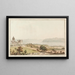 Vue de Vufflens-le-Château - Johann Ludwig Aberli — gerahmtes Bild an der Wand