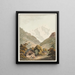 Vue du Jungfrauhorn - Johann Ludwig Aberli — gerahmtes Bild an der Wand