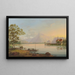 Thoun am Thunersee - Johann Ludwig Bleuler — gerahmtes Bild an der Wand