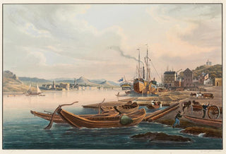 Johann Ludwig Bleuler - Vue de Rudesheim et du Joanisberg prise de Bingen.webp