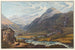 Ansicht der Kreuzung der beiden vorderen Rheinquellen, die des Mont Badus und des Crispalt, aufgenommen in der Nähe von Chiamut - Johann Ludwig Bleuler — Ansicht des Kunstwerks