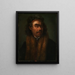 Portrait eines Mannes - Johann Melchior Roos — gerahmtes Bild an der Wand