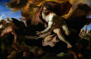 Johann Michael Rottmayr - Jove Casts His Thunderbolts At The Rebellious Giants.webp