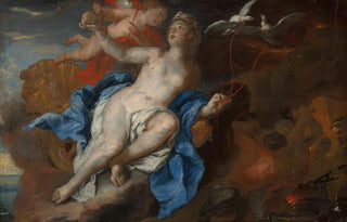 Johann Michael Rottmayr - Venus and Cupid at the Forge of Vulcan.webp