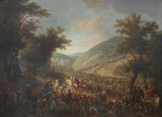 Johann Nepomuk Hchle - Die verbndeten Heere Kaiser Franz I II von sterreich mit dem Kronprinzen Ferdinand an der Spitze berschreiten im Juli 1815 die Vogesen.webp