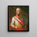 L'Imperator Franz I. II von Österreich - Johann Nepomuk Hoechle — gerahmtes Bild an der Wand