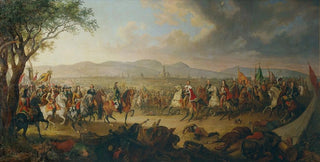 Johann Nepomuk Hchle - Kaiser Leopold I und Knig Jan III Sobieski vor Wien.webp