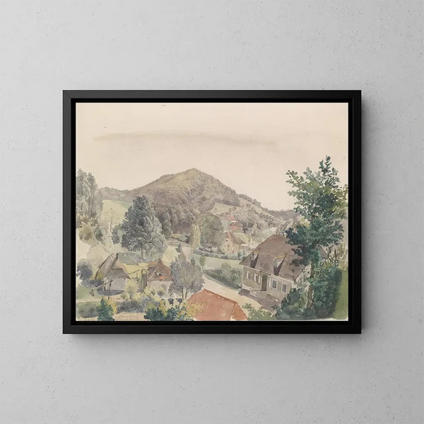 in der Bad Rohitsch Sauerbrunn-Tal - Johann Nepomuk Passini — gerahmtes Bild an der Wand