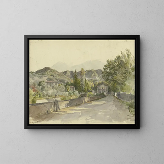 Johann Nepomuk Rauch - Ingresso a Marglia Colla Villa del Marchese Luchesimi.webp