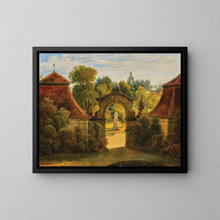 Johann Nepomuk Schdlberger - A View of a Majestic Park.webp
