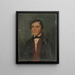 Portrait de Jakob Whrle, actuaire officiel de Hornberg - Johann Nepomuk Ummenhofer — gerahmtes Bild an der Wand