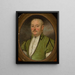 Portrait de Karol Wgliski - Johann Niedermann — gerahmtes Bild an der Wand