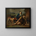 Arindal und Daura - Johann Peter Krafft — gerahmtes Bild an der Wand