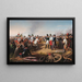 Siegesbekanntgabe nach der Schlacht bei Leipzig am 18. Oktober 1813 - Johann Peter Krafft — gerahmtes Bild an der Wand