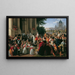 L'Entrée de l'Empereur François Ier à Vienne après la Paix de Paris le 16 juin 1814 - Johann Peter Krafft — gerahmtes Bild an der Wand
