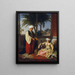 L'infidélité turque - Johann Peter Krafft — gerahmtes Bild an der Wand