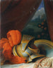 Helm und runder Schild Studie vielleicht detailliert der Taufe von Chlorindens - Johann Peter Krafft — Ansicht des Kunstwerks