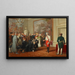 L'Empereur François Ier gewährt eine allgemeine Audienz - Johann Peter Krafft — gerahmtes Bild an der Wand