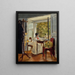Marie Krafft an ihrem Schreibtisch - Johann Peter Krafft — gerahmtes Bild an der Wand