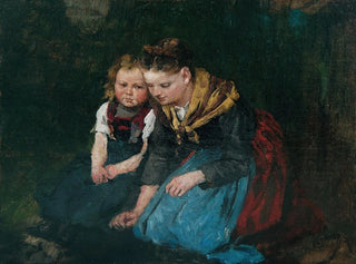 Mutter und Kind - Johann Sperl — Ansicht des Kunstwerks