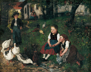 Sommerlicher Tag - Johann Sperl — Ansicht des Kunstwerks