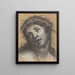 Kopf Christi - Johann Ulrich Mayr — gerahmtes Bild an der Wand