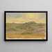 Norderney mit sonnigen Dünen - Johann Vincenz Cissarz — gerahmtes Bild an der Wand