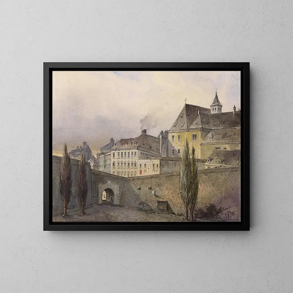Vienne 01 - Johann Wilhelm Frey — gerahmtes Bild an der Wand