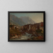 Ansicht von Chiavenna - Johann Wilhelm Schirmer — gerahmtes Bild an der Wand