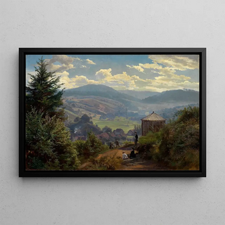 Johann Wilhelm Schirmer - Das Oberbeuerner Tal vom Ccilienberg aus Vormittag.webp