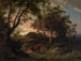 Der Abend, die Rettung des verletzten Reisenden durch den guten Samariter - Johann Wilhelm Schirmer — Ansicht des Kunstwerks
