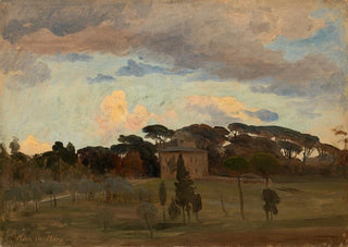 Johann Wilhelm Schirmer - Die Casina di Raffaello im Park der Villa Borghese.webp