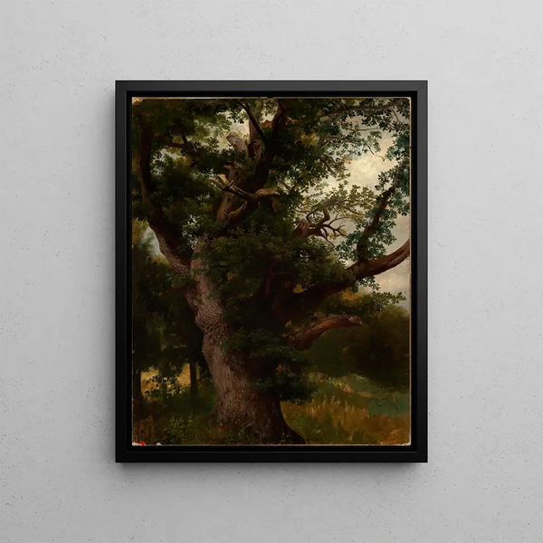 Eichbaum - Johann Wilhelm Schirmer — gerahmtes Bild an der Wand