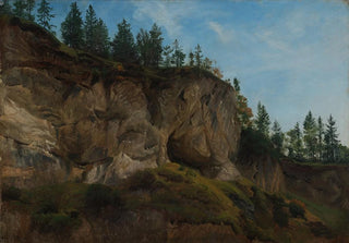 Johann Wilhelm Schirmer - Felsabhang in der Schweiz.webp