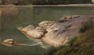 Johann Wilhelm Schirmer - Felsiges Flussgestade.webp