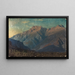 Massiv Felsen wahrscheinlich in den Graubünden - Johann Wilhelm Schirmer — gerahmtes Bild an der Wand