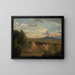 Landschaft Frankreich mit einem entblößten Unterholz - Johann Wilhelm Schirmer — gerahmtes Bild an der Wand