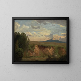 Johann Wilhelm Schirmer - Sdfranzsische Landschaft mit kahler Bschung.webp
