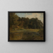 Teich im Wald - Johann Wilhelm Schirmer — gerahmtes Bild an der Wand