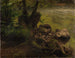 Wurzeln und Steine am Bachufer - Johann Wilhelm Schirmer — Ansicht des Kunstwerks