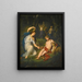 Bacchus mit einem Leopard - Johann Wilhelm Schütze — gerahmtes Bild an der Wand