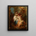 Saintes Theodora von Alexandria und Didyme - Johann Wolfgang Baumgartner — gerahmtes Bild an der Wand