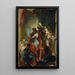 Saint Samson mit Kaiser Justinian - Johann Wolfgang Baumgartner — gerahmtes Bild an der Wand