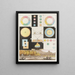 Sur la théorie des couleurs Pl01 - Johann Wolfgang von Goethe — gerahmtes Bild an der Wand