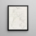 Sur la théorie des couleurs Pl09 - Johann Wolfgang von Goethe — gerahmtes Bild an der Wand