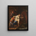 Susanna und die zwei Greise - Johann von Spillenberger — gerahmtes Bild an der Wand